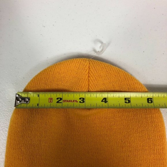 Vintage New Era Los Angeles Lakers Logo Embroidered NBA Beanie Knit Hat LA Cap - Picture 10 of 11